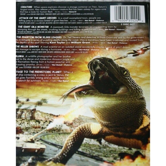 The Jurassic Collection: 7 Movies (DVD, 2015, 2-Disc Set) - Picture 2 of 4